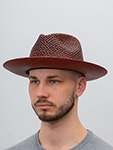 Шляпа BAILEY арт. 22799BH STALLWORTH (бордовый / черный)